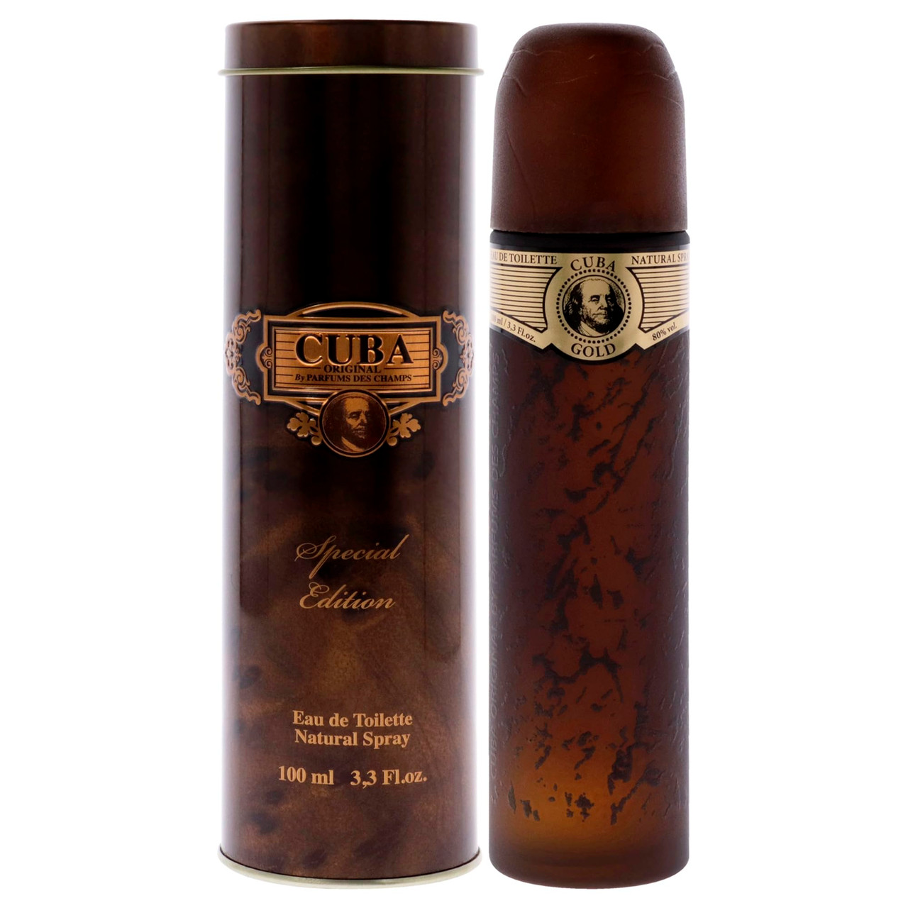 CUBA GOLD SPECIAL EDITION 3.3 EAU DE TOILETTE SPRAY FOR MEN