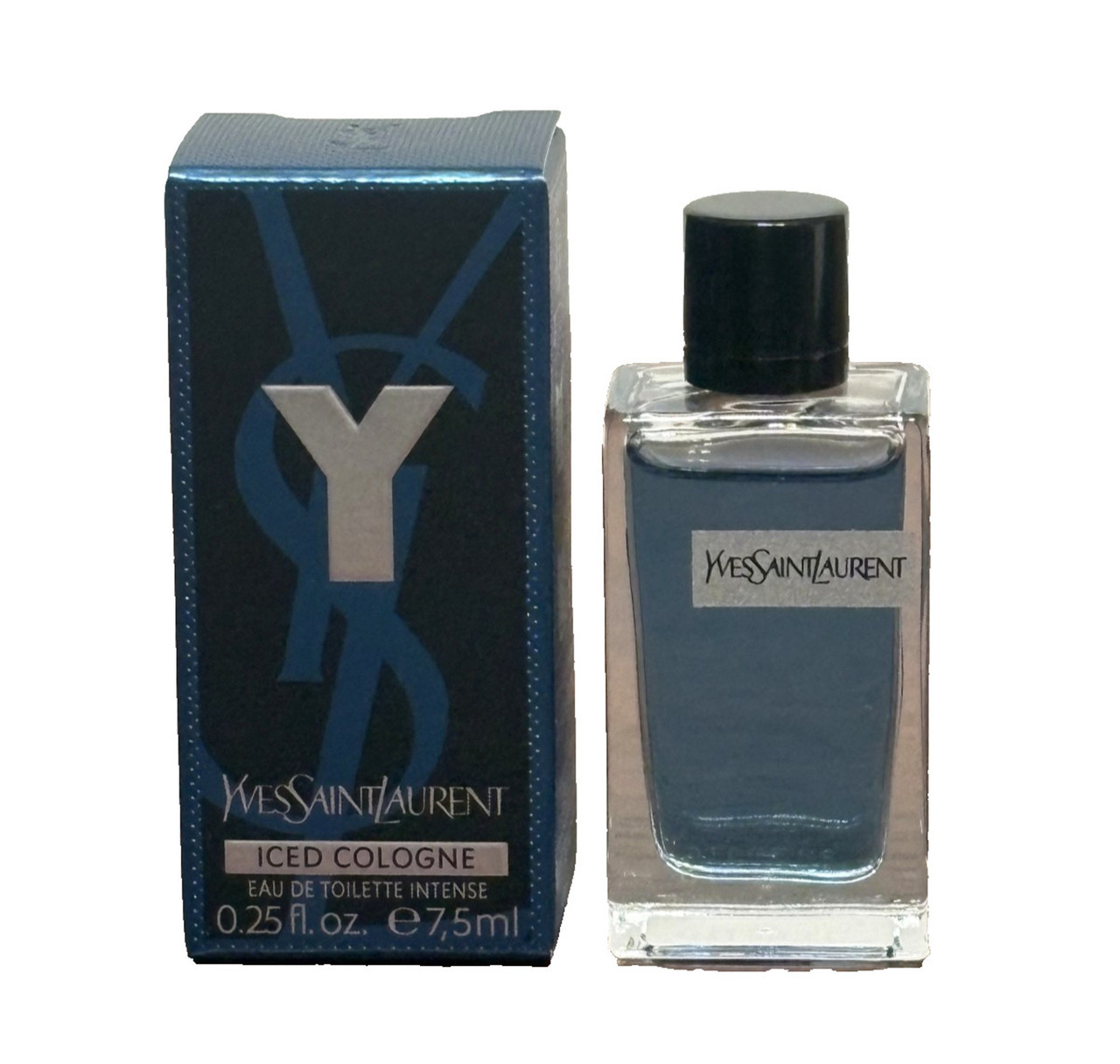 YSL Y ICED COLOGNE 7.5 ML EAU DE TOILETTE INTENSE MINI FOR MEN