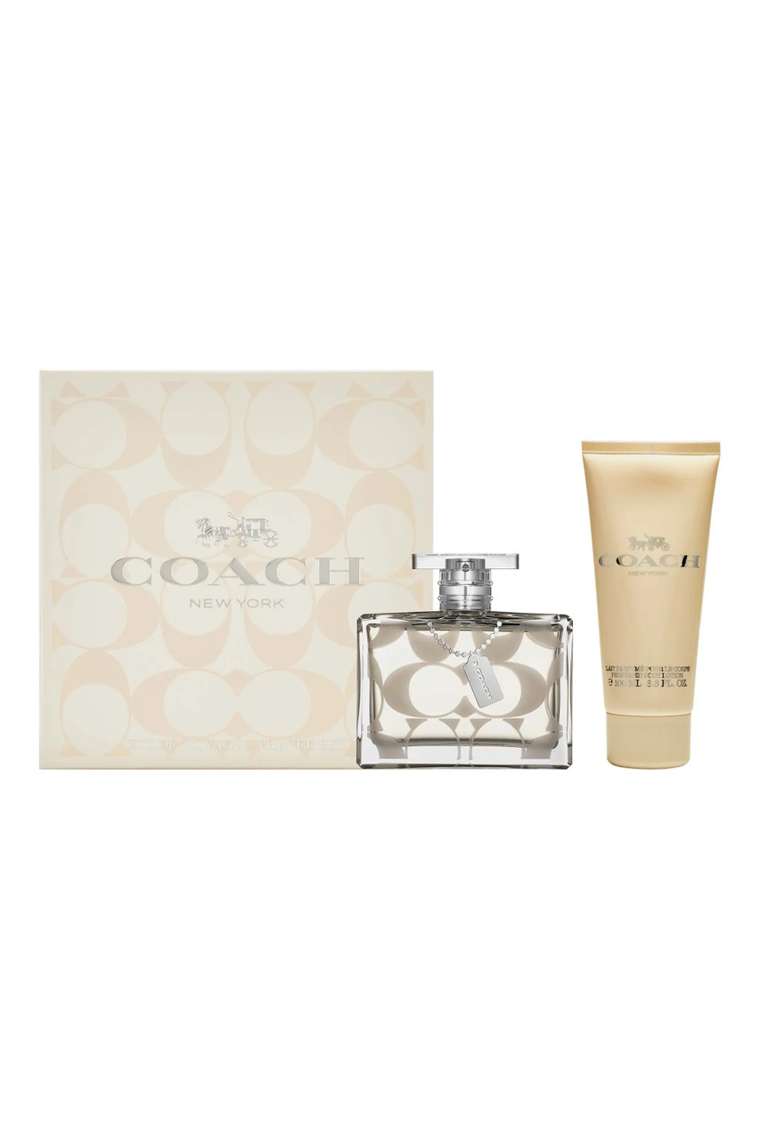 COACH SIGNATURE 2 PCS SET FOR WOMEN: 1 OZ EAU DE PARFUM SPRAY + 3.3 BODY LOTION.