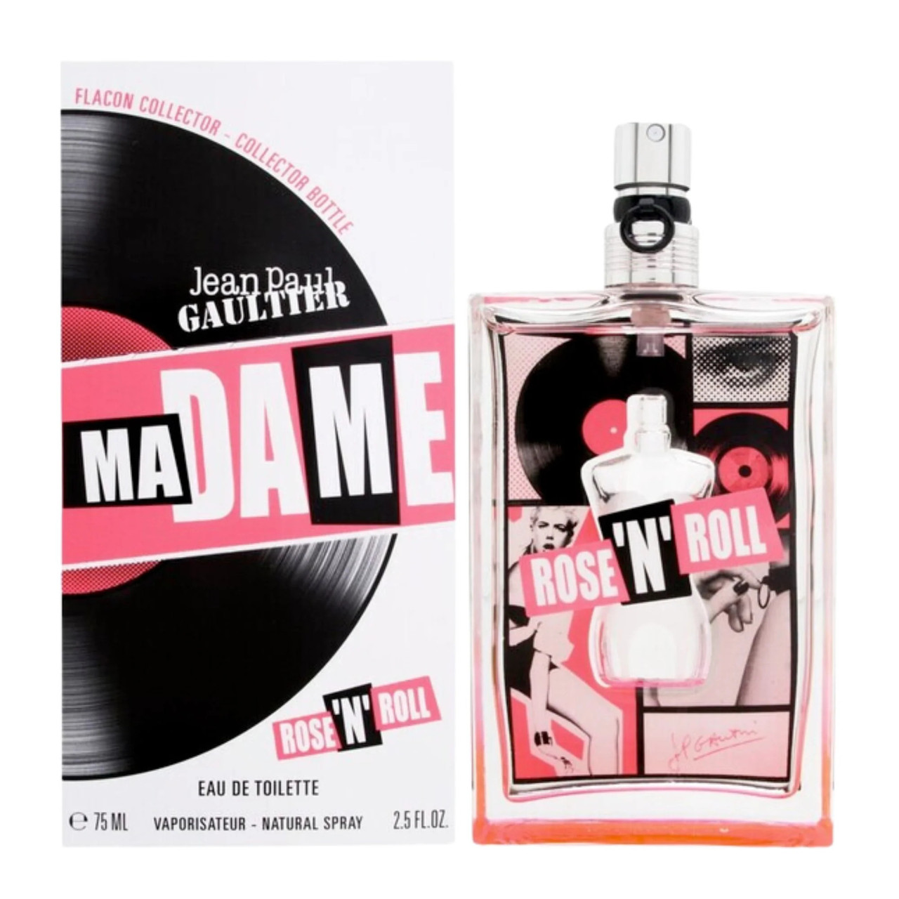JEAN PAUL GAULTIER MADAME ROSE 'N' ROLL 2.5 EAU DE TOILETTE SPRAY