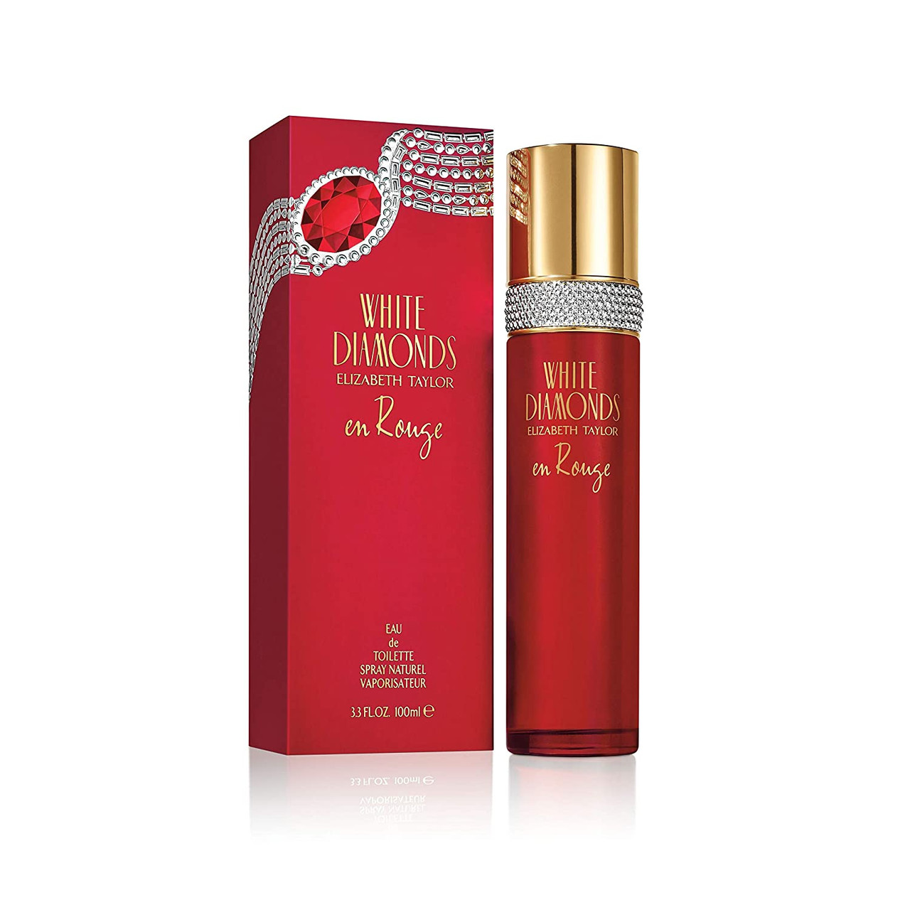 WHITE DIAMONDS EN ROUGE 3.4 EAU DE TOILETTE SPRAY