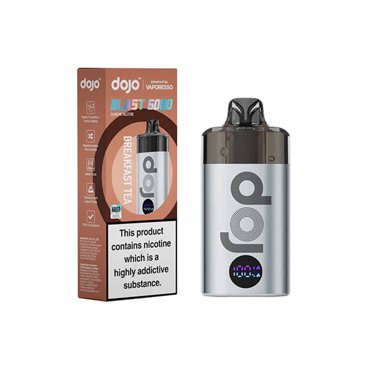 Vaporesso Dojo Blast 6000 Pod Kit With 10ml Container