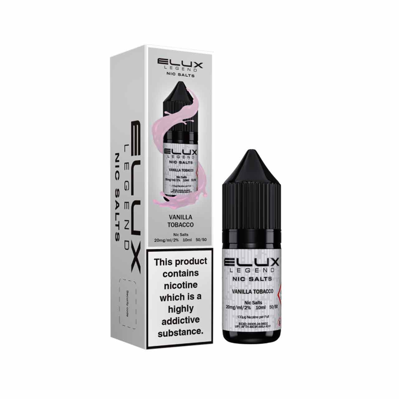 Elux Legend Nic Salts Vanilla Tobacco
