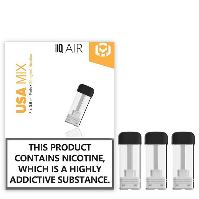 iQ Air Prefilled Nicotine Salt Pods (3-Pack) | V2 Cigs UK
