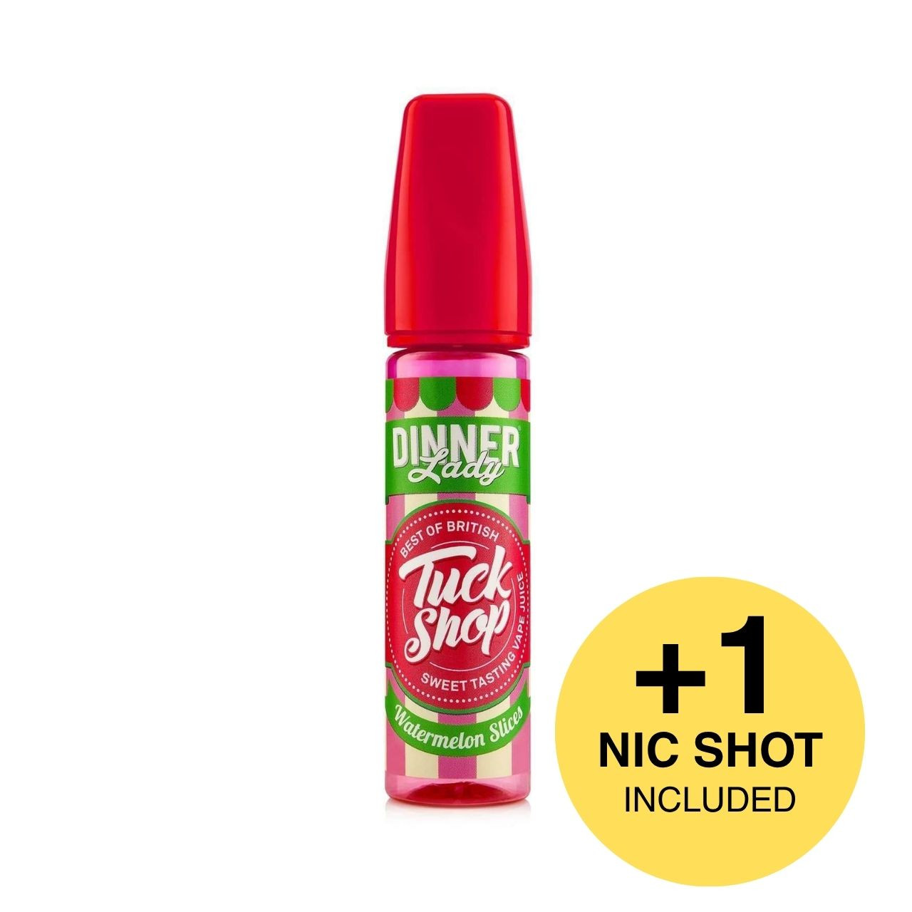 Dinner Lady Sweets Shortfill E-Liquids 50ml