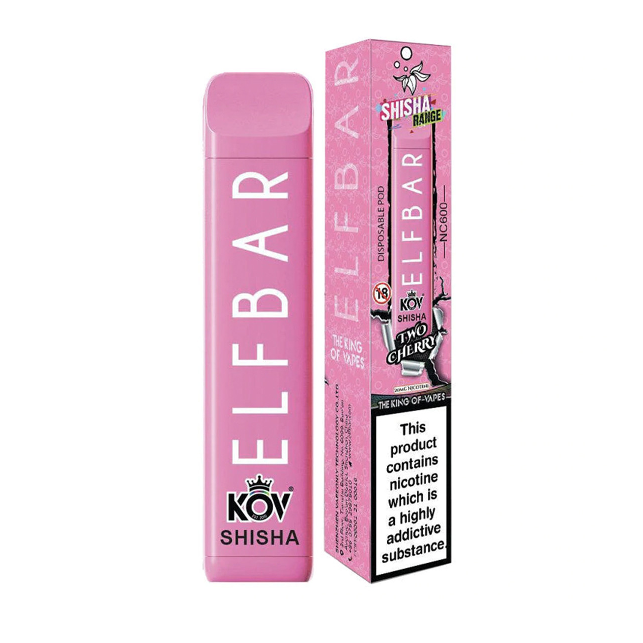 Elf Bar NC600 Shisha Disposable Vape V2 Cigs UK