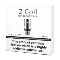 Innokin Z Coils 0.8 Ohm 5 Pack Packaging on White Background