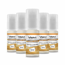  VSAVI 100% VG Gourmet E-Liquid Toffee Caramel Choco (Five 10ml Bottles)