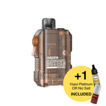 Aspire Gotek X With Vsavi Vape Juice Included on a White Background Offer