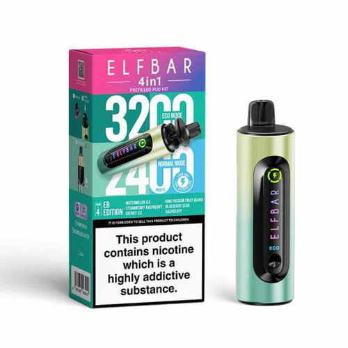 Elf Bar 4 in 1 Pod Kit – 4 Unique Flavours