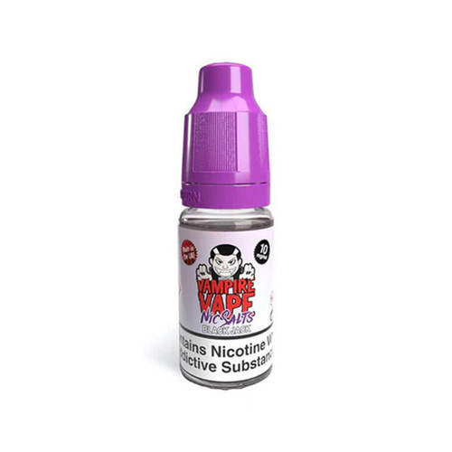 Vampire Vape nic salts black jack white background