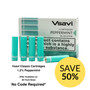 Vsavi Prefilled Classic Cartridges Peppermint Save 50% Packaging and Offer on a white background