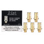 Innokin Z Coils 1.0 Ohm 5 Pack and Packaging on White Background