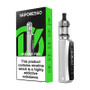 Vaporesso GTX One Pro Silver with box on white background