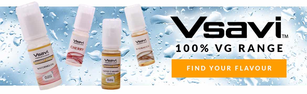 Vsavi 100 Percent VG Range Find Your Flavour