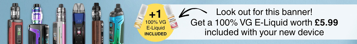 Vape Mod Device and 100% VG E-liquid Bundle Offer