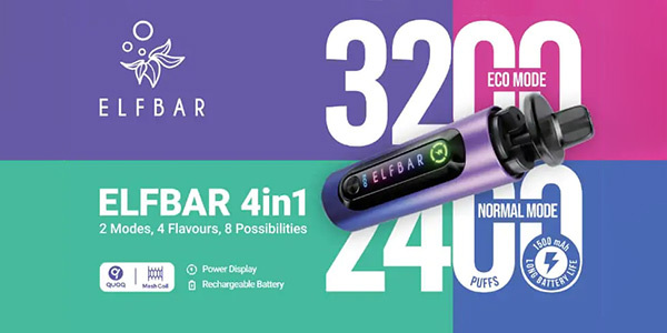 Elf Bar 4 in 1 Purple Device