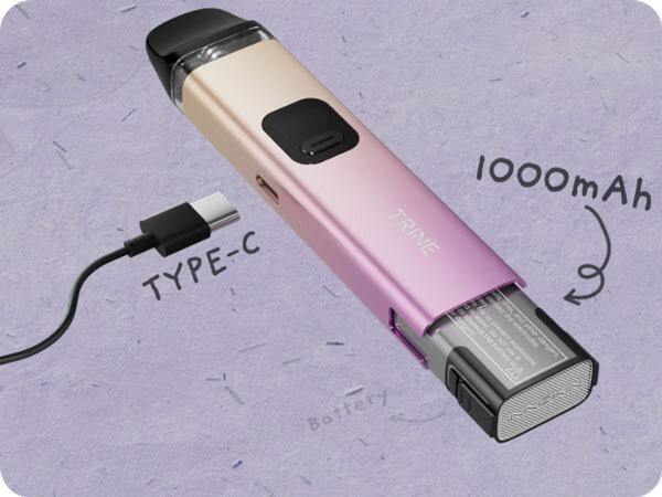 Innokin Trine and USB-C charging cable