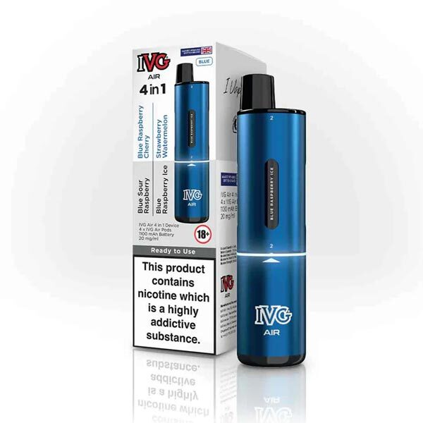 IVG Air 4‑in‑1 Prefilled Vape Kit: Blue Edition
