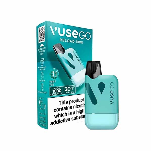 Vuse Go Reload 1000 Pod Kit: Mint Ice
