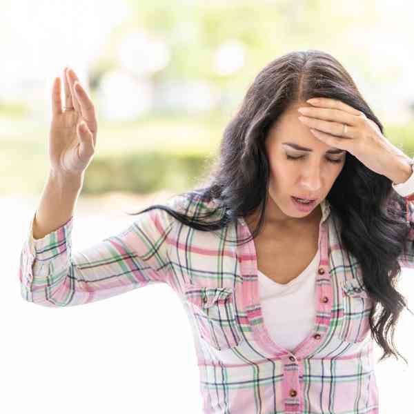 Woman Feeling Dizzy