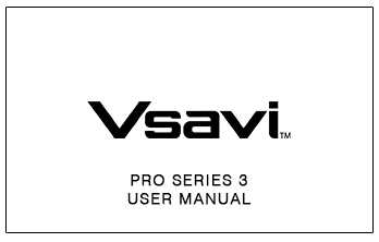 Vsavi Pro Series 3 User Manual