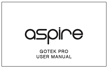 Aspire Gotek Pro User Manual
