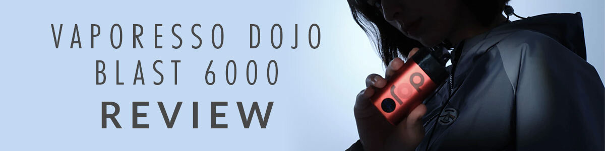 Woman holding the Vaporesso Dojo Blast 6000 Device
