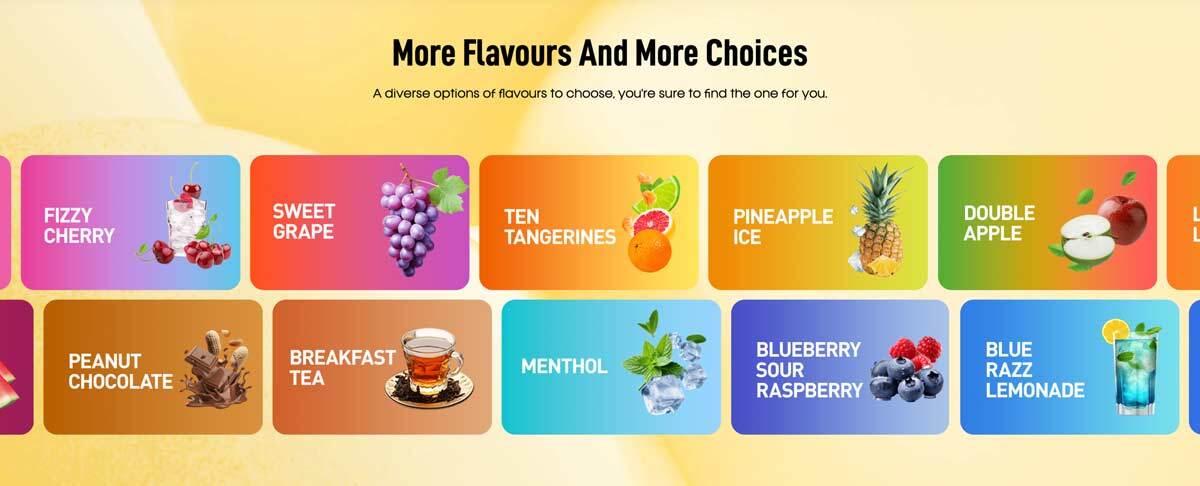 Vaporesso Dojo Blast 6000 Prefilled Pod Flavours