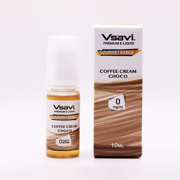 Vsavi 100% VG Gourmet Coffee Cream Choco on a white background