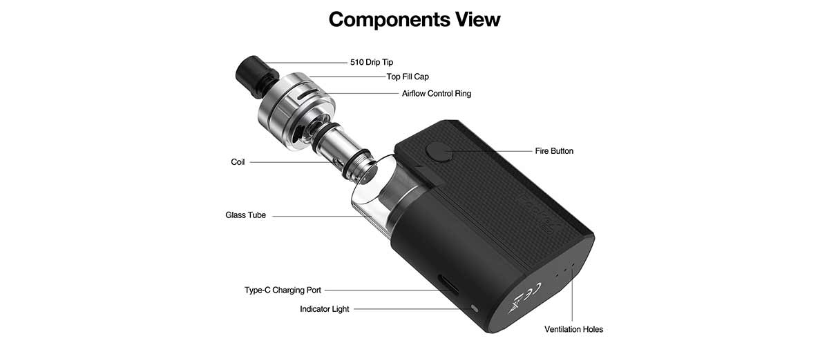 aspire pockex box components