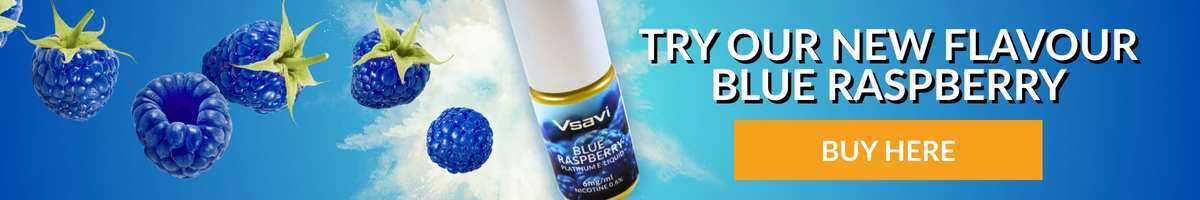 Try our new flavour Blue Raspberry