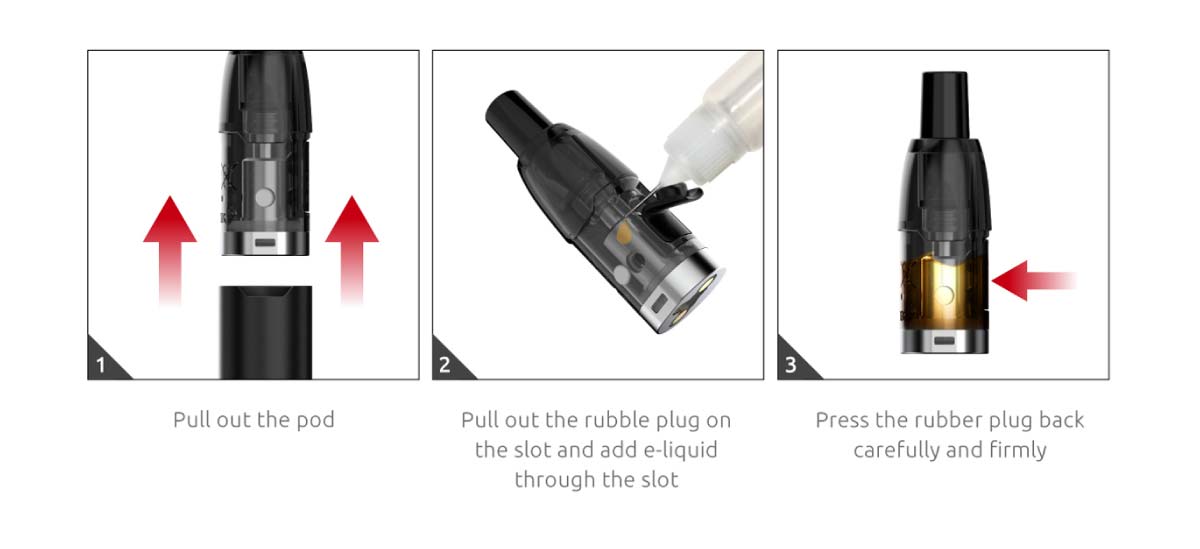 Refilling the smok stick g15 pod