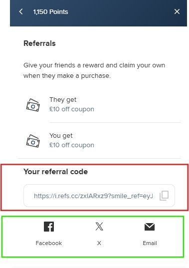 V2 Cigs Rewards referral code Banner
