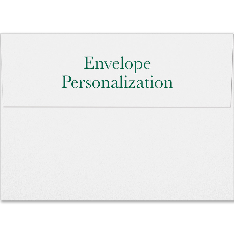 Envelope Personalization Additional Wall Street Greetings