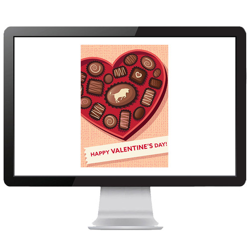 Wall Street Greetings Valentine Box of Chocolates - eCard