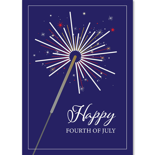 Fourth of July Sparkler | Wall Street Greetings