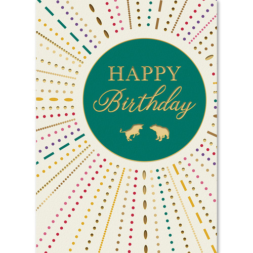 Colorful Burst Birthday | Wall Street Greetings