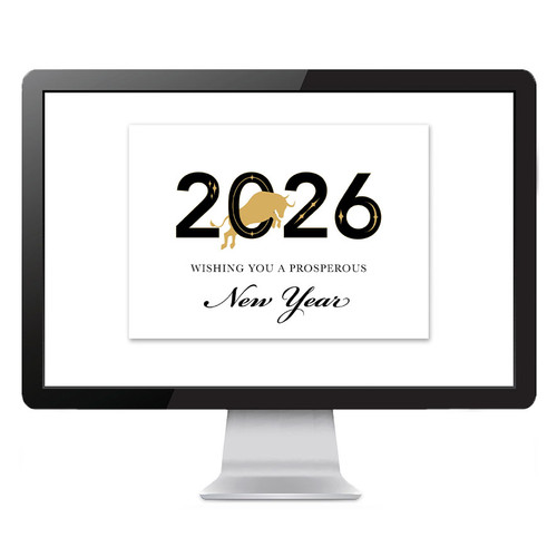 Prosperous Bull - eCard