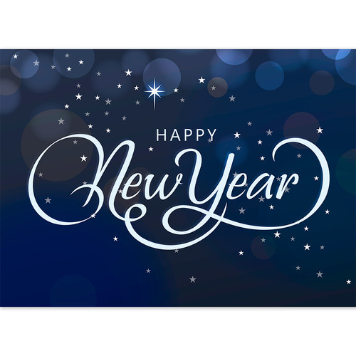 Sparkling Stars New Year | Wall Street Greetings