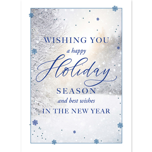 Winter Sunset Wishes | Wall Street Greetings