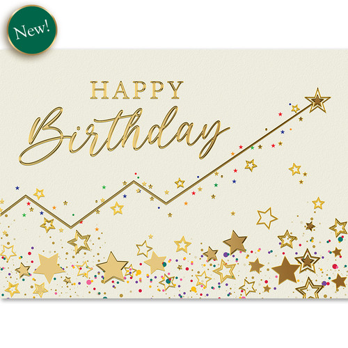 Prosperous Birthday Stars | Wall Street Greetings