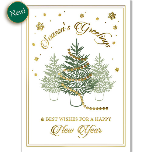 Golden Holiday Foliage | Wall Street Greetings