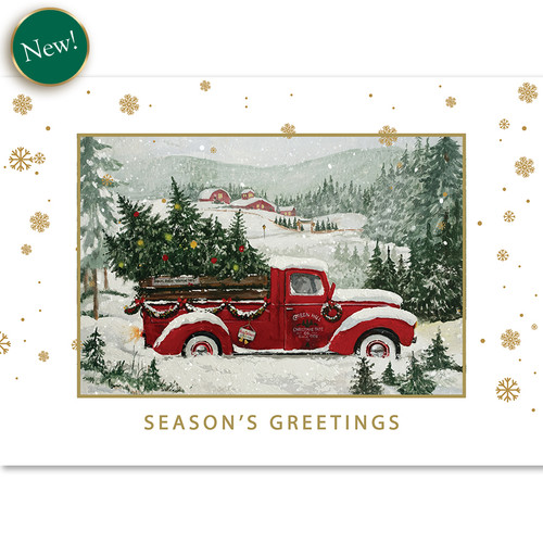 Holiday Farm Snowfall