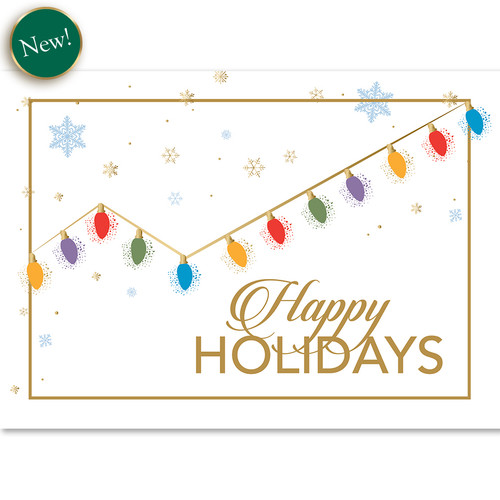 Cheerful Holiday Lights Graph