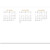 Snowflake Ornaments 2026 Calendar Card | Footer