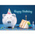 Wall Street Greetings Piggy Bank Slice of Cake