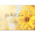 Wall Street Greetings sunflower get well soon card design.
