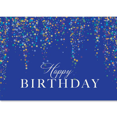 Star Confetti Birthday | Wall Street Greetings