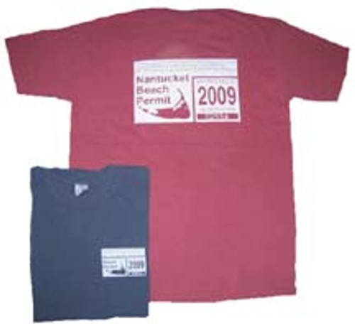 Nantucket Beach Permit T-shirt